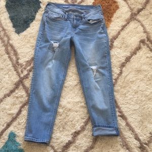 Old Navy ripped Boyfriend Skinny Jeans